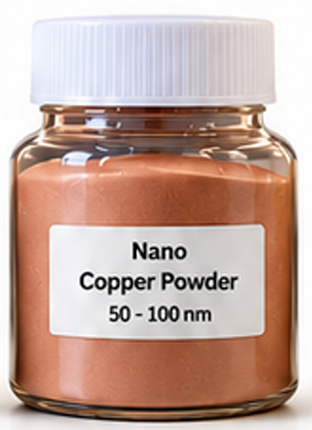 Nano Copper Powder sample bottle